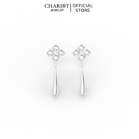 Khuyên Tai Bạc ECJ85 Summit Glory Chariot Jewelry