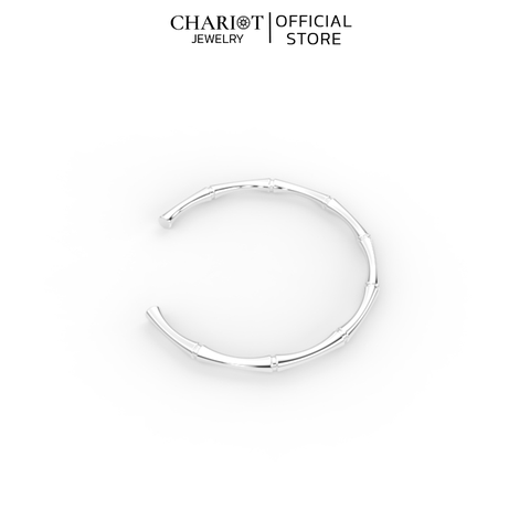 Vòng Tay Bạc BCJ125 Hình Thân Tre Chariot Jewelry