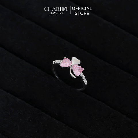 Nhẫn bạc NCJ47 Tình yêu và Hi vọng ChariotJewelry