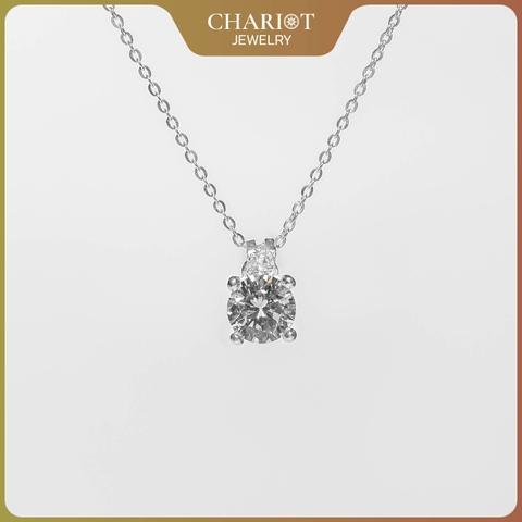 Dây Chuyền Bạc S925 DCJ115 Mặt Chữ Mom Chariot Jewelry