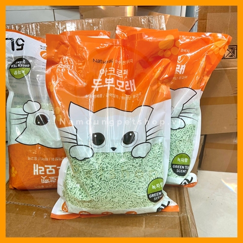 Cát đậu nành Acropet Tofu 5L - Trà Xanh