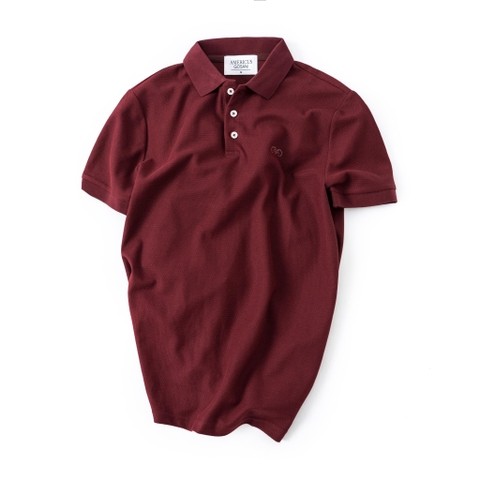 Áo Polo Nam Đỏ mận Basic