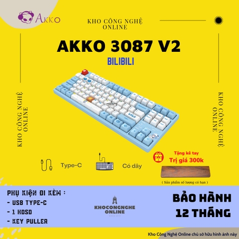 Bàn phím cơ AKKO 3087 v2 Bilibili (Akko switch)