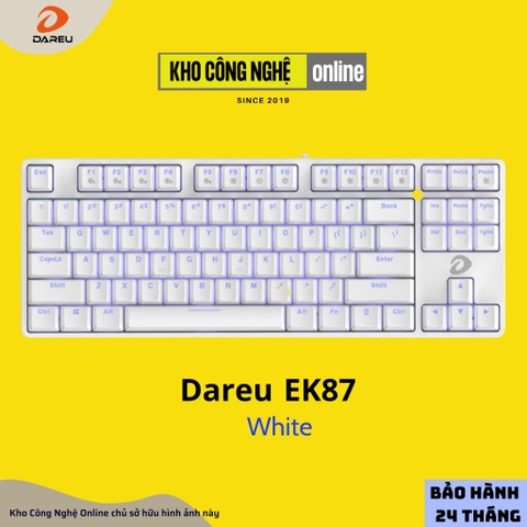Bàn phím cơ DAREU EK87L v2 / EK87 - Chính hãng (Bảo hành 24 tháng)
