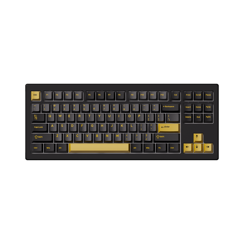 Bàn phím AKKO 5087 V3 Black&Gold