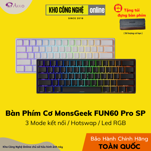 Bàn phím cơ MonsGeek FUN60 Pro SP Glare Magnetic Switches