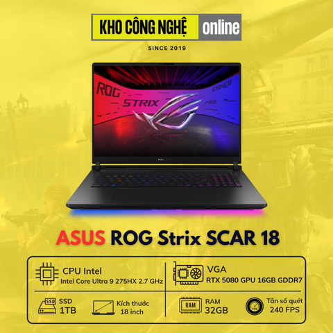 Laptop gaming ASUS ROG Strix SCAR 18 G835LW SA193W