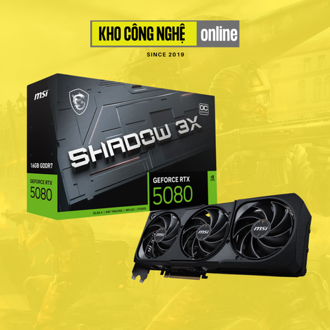 VGA MSI GEFORCE RTX 5080 16G SHADOW 3X OC
