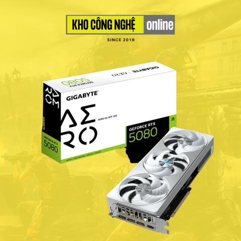 Card Màn Hình VGA GIGABYTE GEFORCE RTX 5080 AERO OC SFF 16G