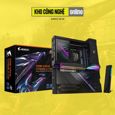 Mainboard GIGABYTE Z890 AORUS XTREME AI TOP (Intel Z890, Socket 1851, E-ATX, 4 khe RAM DDR5)