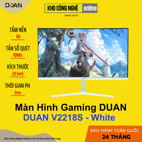 Màn Hình Gaming DUAN V2218S - White