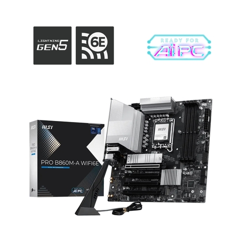 Mainboard MSI PRO B860M-A WIFI6E (Hàng Chính Hãng)