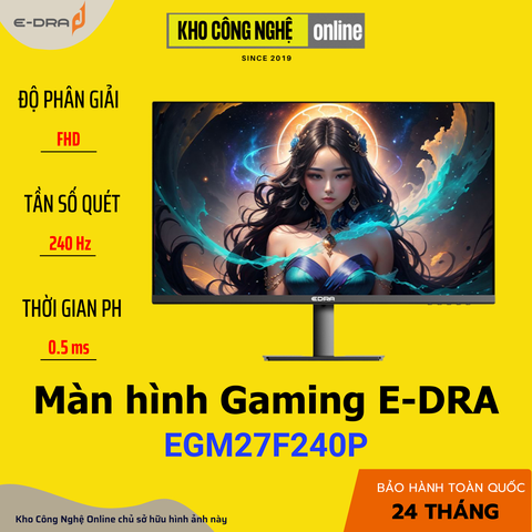 Màn hình Gaming EDRA EGM27F240P 27 inch FullHD 240Hz