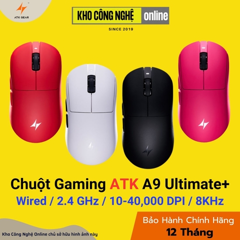 Chuột Không Dây Gaming ATK A9 Ultimate+