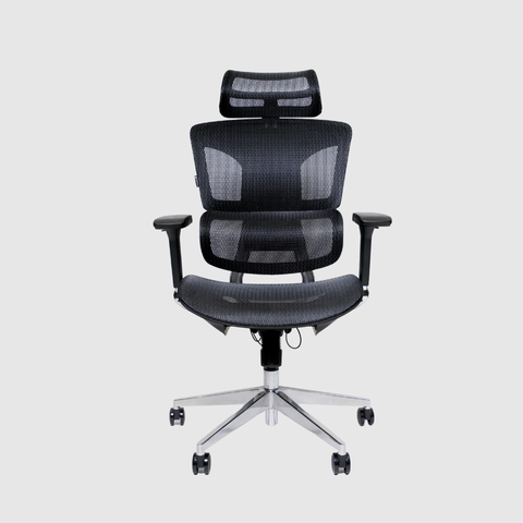 Ghế công thái học Gami Hexa 4D - Đen / Không Gác Chân