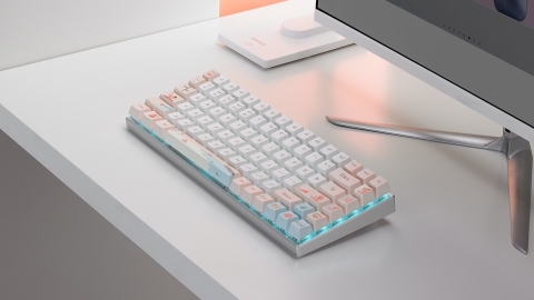 Bàn Phím Cơ Rapoo MT510 PRO - White Yellow