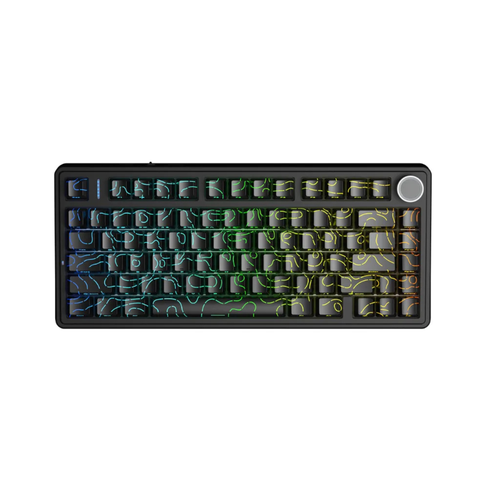 Bàn Phím Cơ Gaming Aula F75 Contour Black