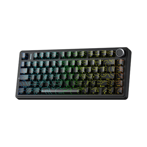 Bàn Phím Cơ Gaming Aula F75 Contour Black