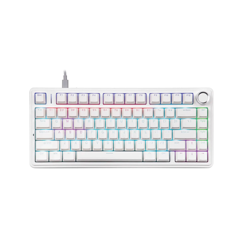 Bàn Phím Cơ Gaming Aula F75 Contour White