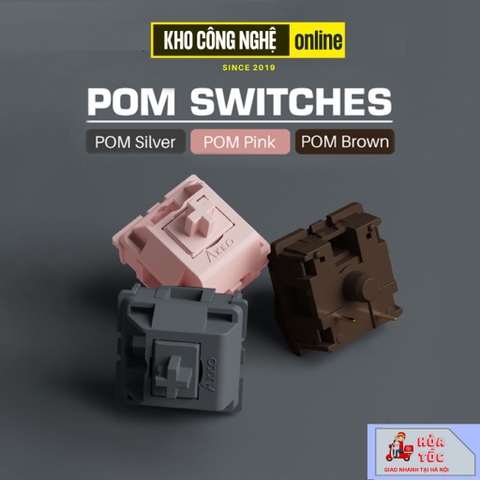 Công Tắc Bàn Phím Cơ Akko Switch CS  POM Switch – POM Silver / POM Brown / POM Pink (45 switch)