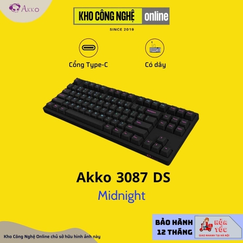 Bàn phím cơ AKKO 3087 DS Midnight (Cherry Switch)
