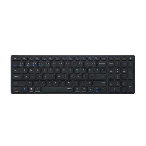 Bàn Phím Không Dây Rapoo E9350G - Đen