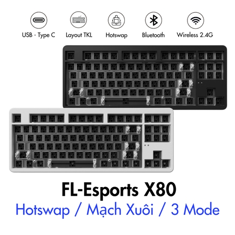 KIT Bàn Phím Cơ FL-Esports X80