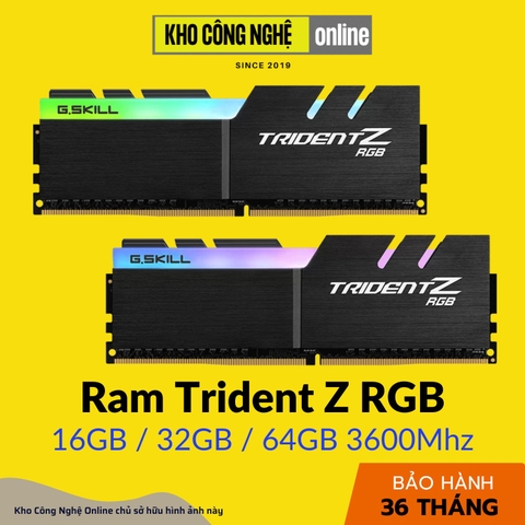 Ram G.Skill Trident Z RGB Bus 3600Mhz