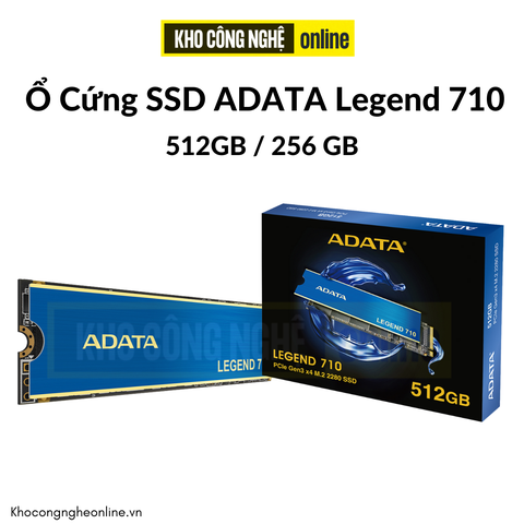 Ổ cứng SSD LEGEND 710 PCIe Gen3 x4 M.2 2280 - bảo hành chính hãng lên đến 36 tháng