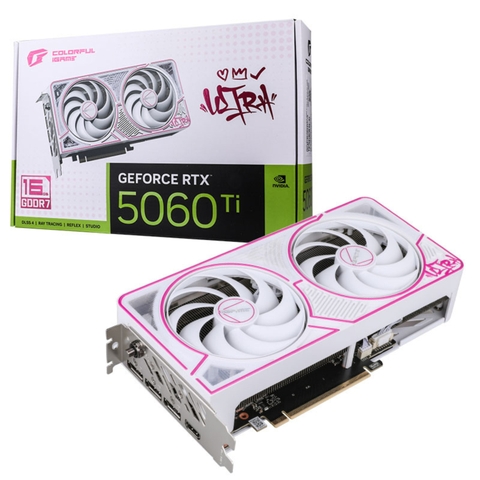 Card màn hình Colorful iGame GeForce RTX 5060 Ti Ultra W DUO OC 16GB-V