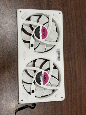 Fan led màu trắng xuôi model: DTV 240-V3