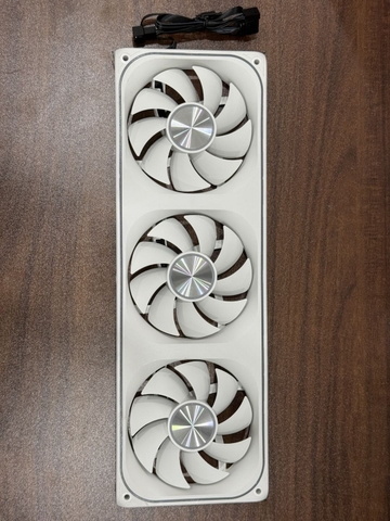 Fan led màu trắng xuôi model: DTV 360-V3