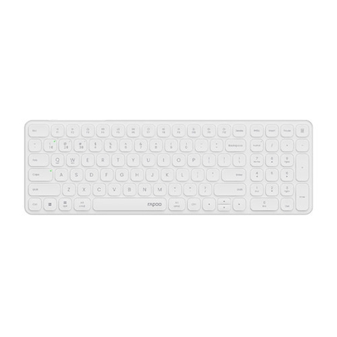 Bàn Phím Không Dây Rapoo E9350L - Trắng