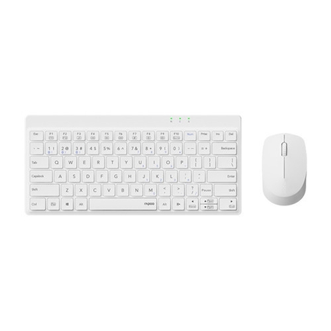 Bộ phím chuột không dây Rapoo 8000GT - Trắng