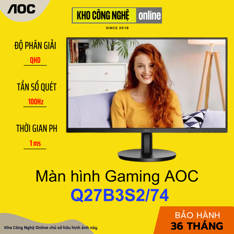 Màn hình AOC Q27B3S2/74 27 inch