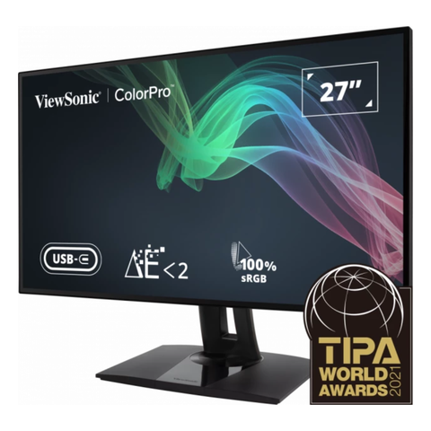 [Chính hãng] Màn Hình View Sonic VP2768A - Màn hình thiết kế đồ họa 27 inch, 2K, Đạt chứng nhận Pantone, 100%sRGB