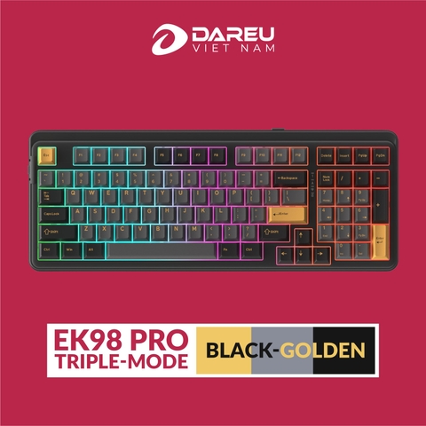 Bàn phím cơ Dareu EK98 Pro Không Dây, Led RGB, Kết Nối 3 Modes