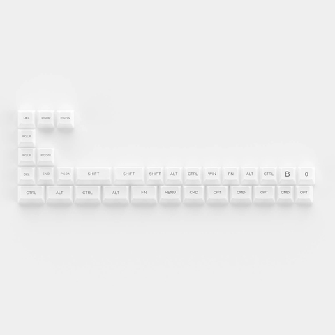 AKKO Clear Keycaps Set v2 – White (PC / ASA profile / 155 nút) - Hàng chính hãng