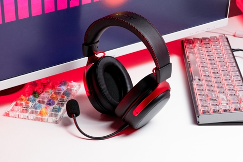 Tai nghe gaming Akko Verge S9 Ultra Black Red (Kết Nối Quad – Mode)