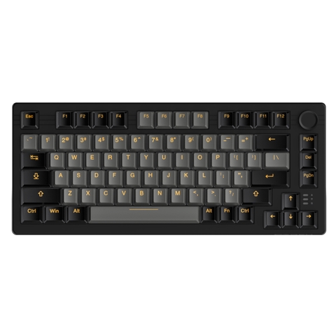 Bàn phím cơ DAREU EK75 PRO BLACK GOLDEN / EK75 Black White (Triple Mode, Gasket Mount, RGB)