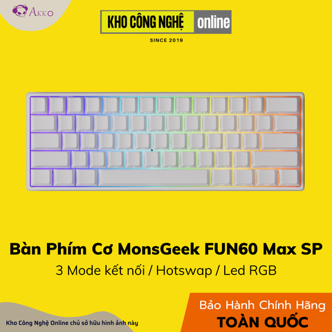 Bàn phím cơ MonsGeek FUN60 Pro SP Glare Magnetic Switches