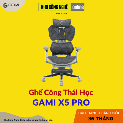 Ghế Công thái học Gami X5 Pro - Flash