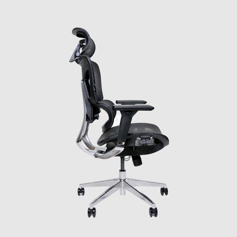Ghế công thái học Gami Hexa 4D - Đen / Không Gác Chân