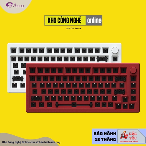 Kit bàn phím cơ AKKO Designer Studio MOD007 v2 | MOD007 v3 (Mạch Xuôi / Flex-cut / Gasket mount / South-Facing)