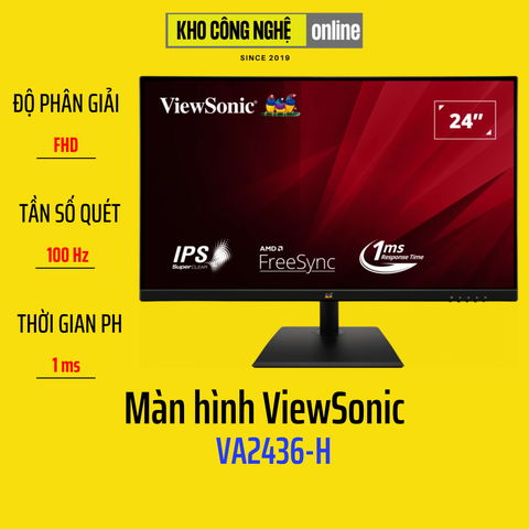 Màn hình Viewsonic VA2436-H 24 inch, Full HD, 1ms MPRT