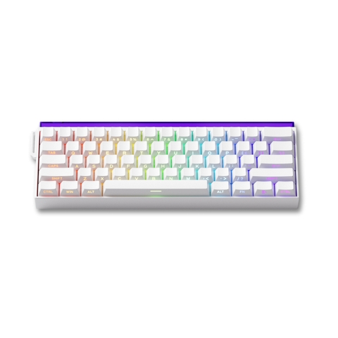 Bàn phím cơ Veekos Shine60 SP White