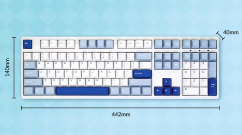 Bàn phím AKKO 3108RF V3 Glacier