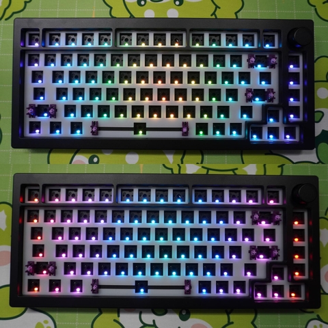 Kit bàn phím cơ AKKO 5075B Via (Multi-modes / RGB / Hotswap / Gasket mount)