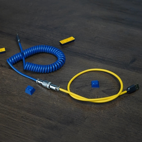 Dây cáp custom bàn phím cơ FL-Esports USB To Type C (Hàng Chính Hãng)