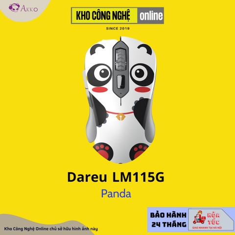Chuột không dây DAREU LM115G Multi-Color Dragon / Cat / Bear / Dog / Monkey / Lion / Panda / Sheep